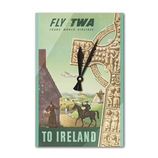 TWA - Ireland (artist: Greco) USA c. 1956 - Vintage Advertisement ...