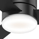 preview thumbnail 32 of 38, Hunter 44" Minimus Low Profile Ceiling Fan with LED Light, Handheld Remote - Contemporary, Transitional