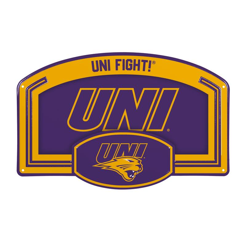 University of Northern Iowa Embossed Steel Wall Sign, 11" x 17"
