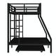 preview thumbnail 31 of 51, Metal Bunk Bed with Twin Size Trundle