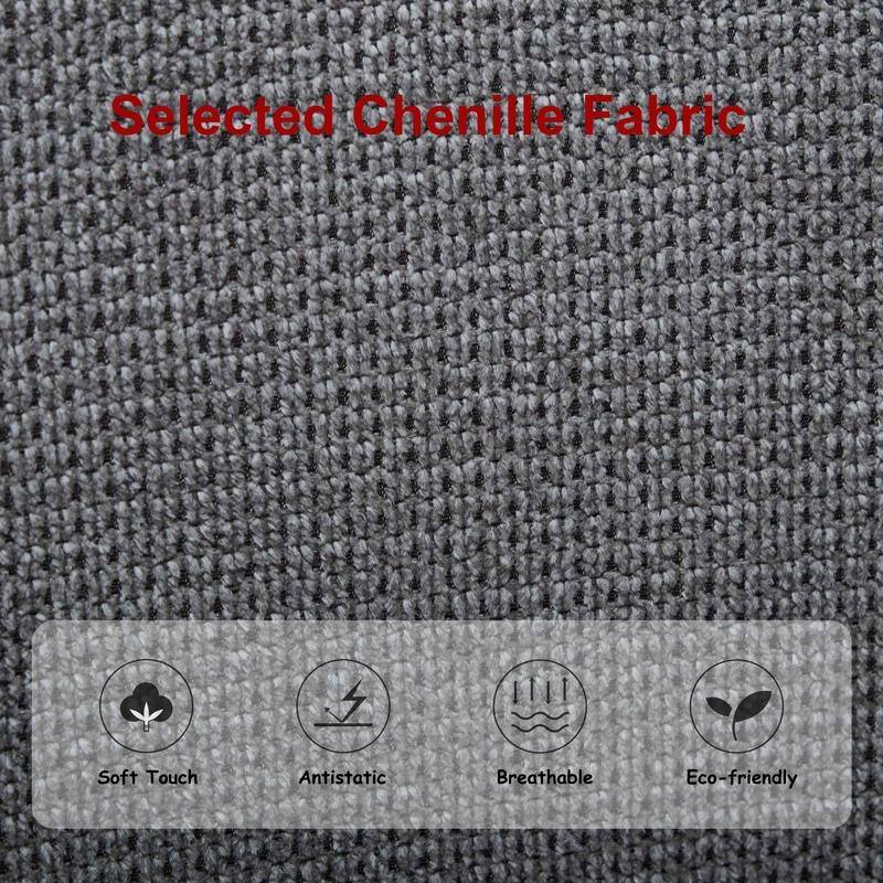 Modern Double-layer Cushioned Dining Chairs Set of 4