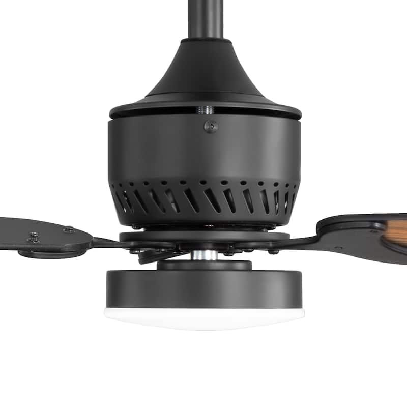 1/2 Set 42-in Integrated Ceiling Fan with LED Light and Remote(3 Reversible Blades）