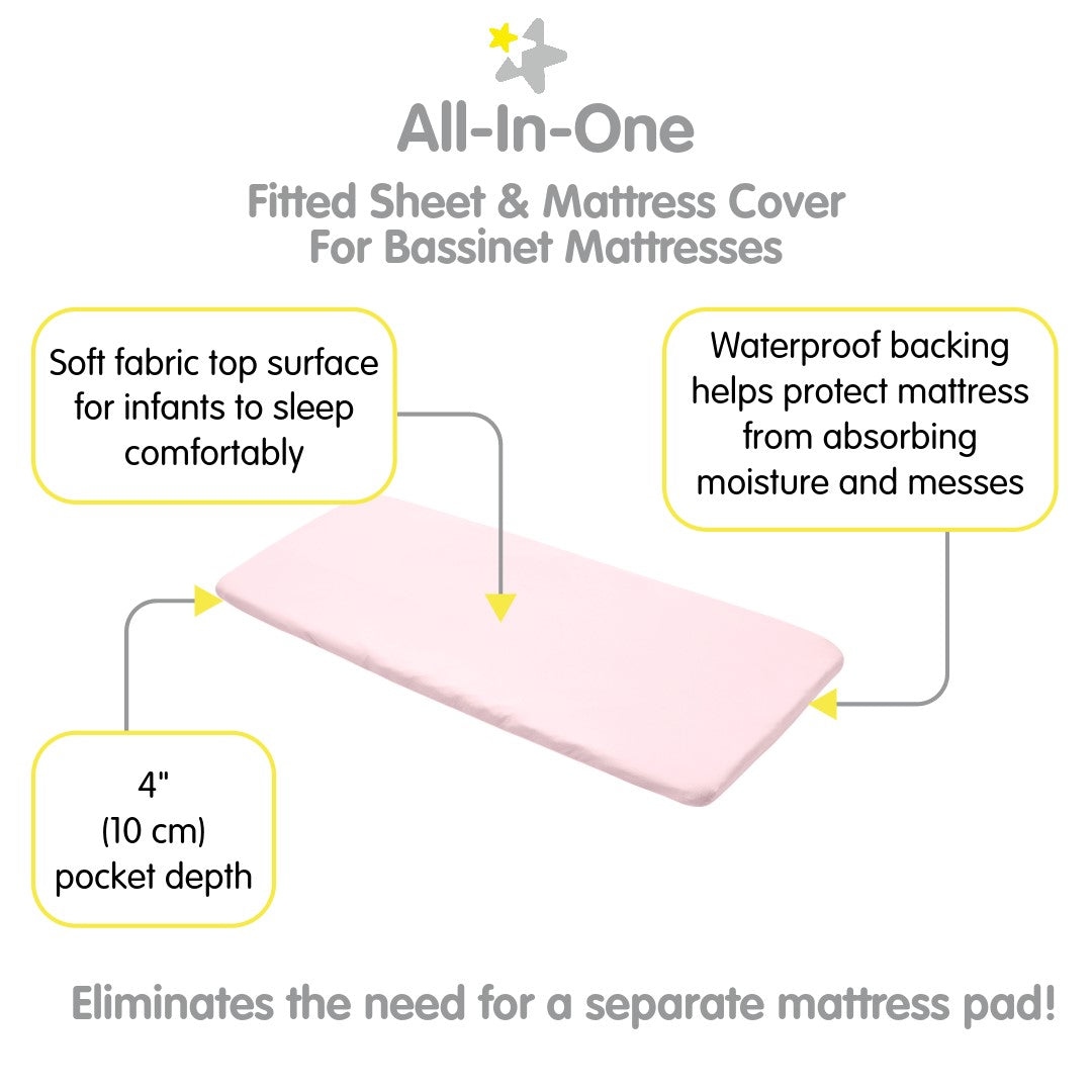 Bassinet mattress cover best sale sheet