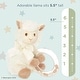 preview thumbnail 6 of 6, Bearington Baby Lil' Alma Llama 5.5" Plush Rattle, Great Baby Shower Gift