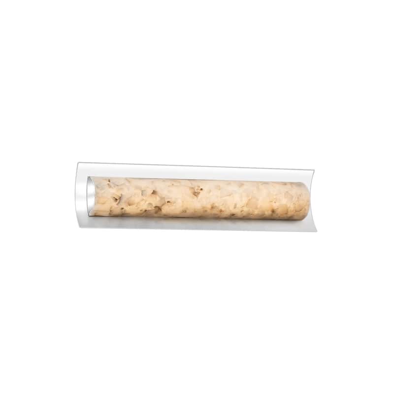 Justice Design Alabaster Rocks Lineate 22-inch Polished Chrome ADA Wall/ Bath Bar