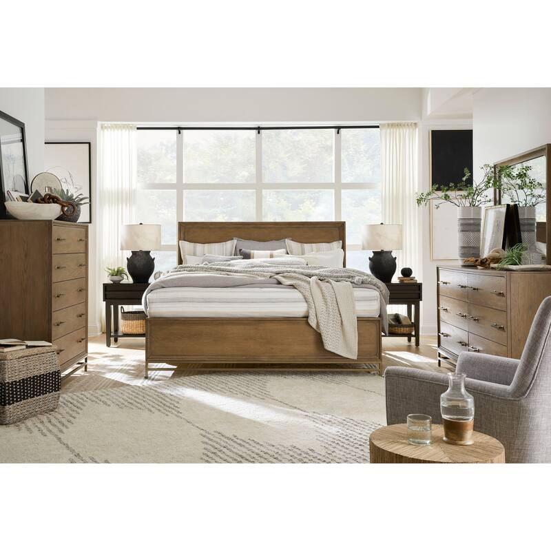 Magnussen Home Lindon Belgian Wheat And Coffee Bean Double Drawer Dresser