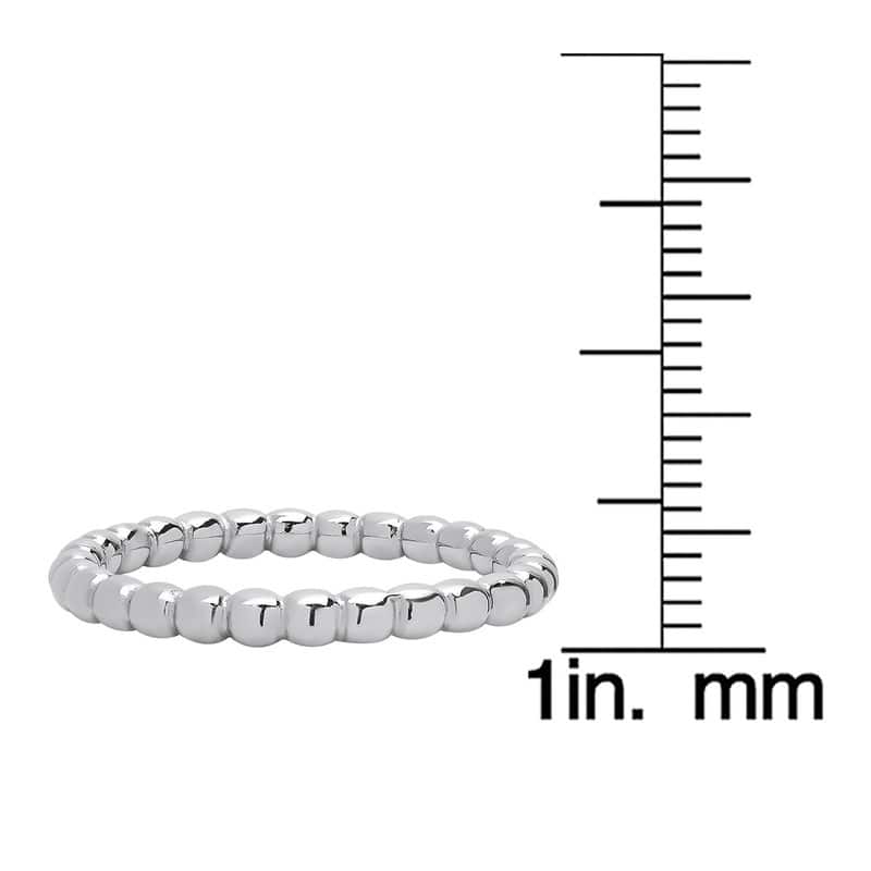 Victoria Townsend .925 Sterling Silver Bead Ring.