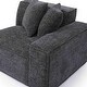 preview thumbnail 13 of 13, Mindy Chenille Basketweave RAF Corner Chair