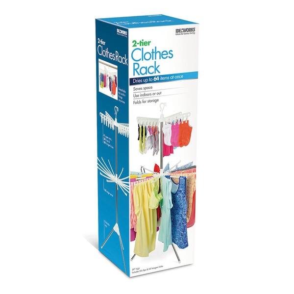 Shop Two Tier Clothing And Drying Rack Free Shipping On Orders
