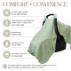 preview thumbnail 31 of 45, Comfy Cubs Baby Car Seat Cover - Infant Car Seat Cover for Sun with Large Size Car Seat Canopy