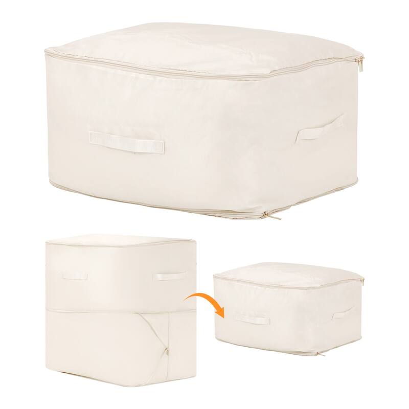 1 Pack Foldable Clothes Storage, Storage Bags, Moving Bags for Organizing Clothing, Storage Containers with Handles
