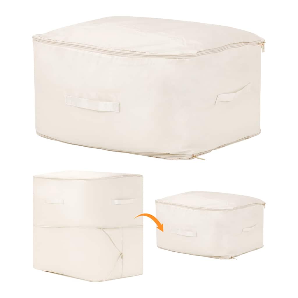 1 Pack Foldable Clothes Storage, Storage Bags, Moving Bags for Organizing Clothing, Storage Containers with Handles