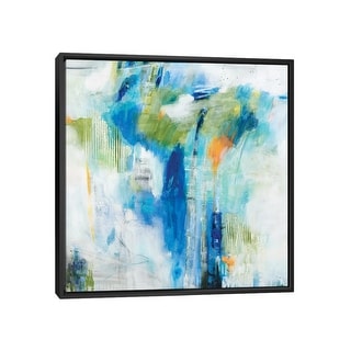 iCanvas "Blue Logic" by Jill Martin Framed Canvas Print - Bed Bath ...