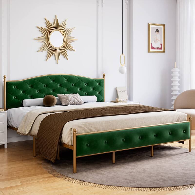 Upholstered Platform Bed