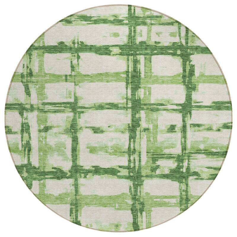 HomeRoots Striped Transitional Rectangle Outdoor Rug