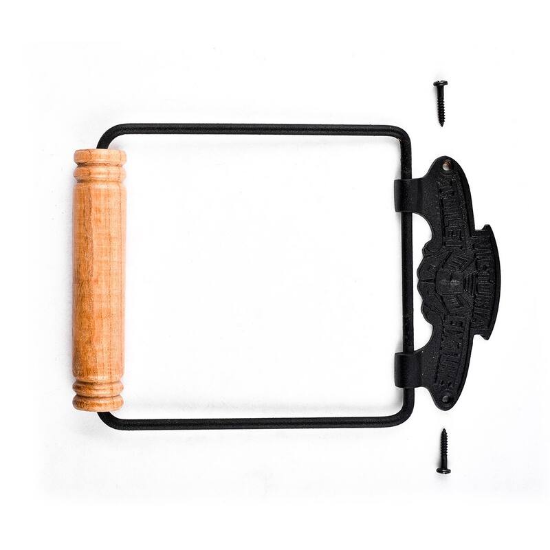 Black Aluminum Toilet Paper Holder Stand Wall Mount 7.9" Toilet Paper Roll Holder with Mounting Hardware Renovators Supply