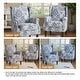 preview thumbnail 33 of 85, 2 Set Transitional Patterned Wingback Accent Chairs with NailHead