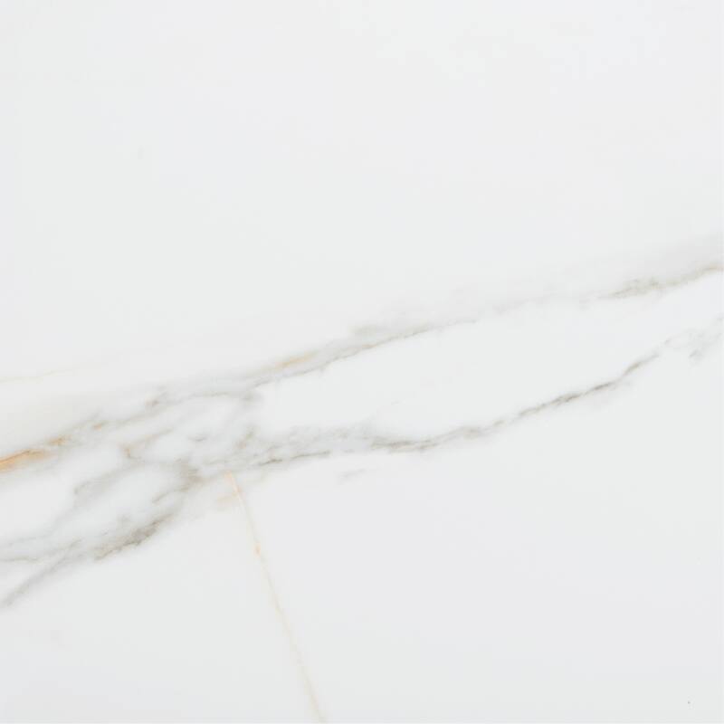 The Tile Life Chronos 13x13 White/ Gold Matte Porcelain Floor & Wall Tile