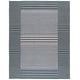 preview thumbnail 4 of 8, SAFAVIEH Handmade Genre Linnie Mid-Century Modern Wool Rug 8' x 10' - Blue/Ivory - Rectangle