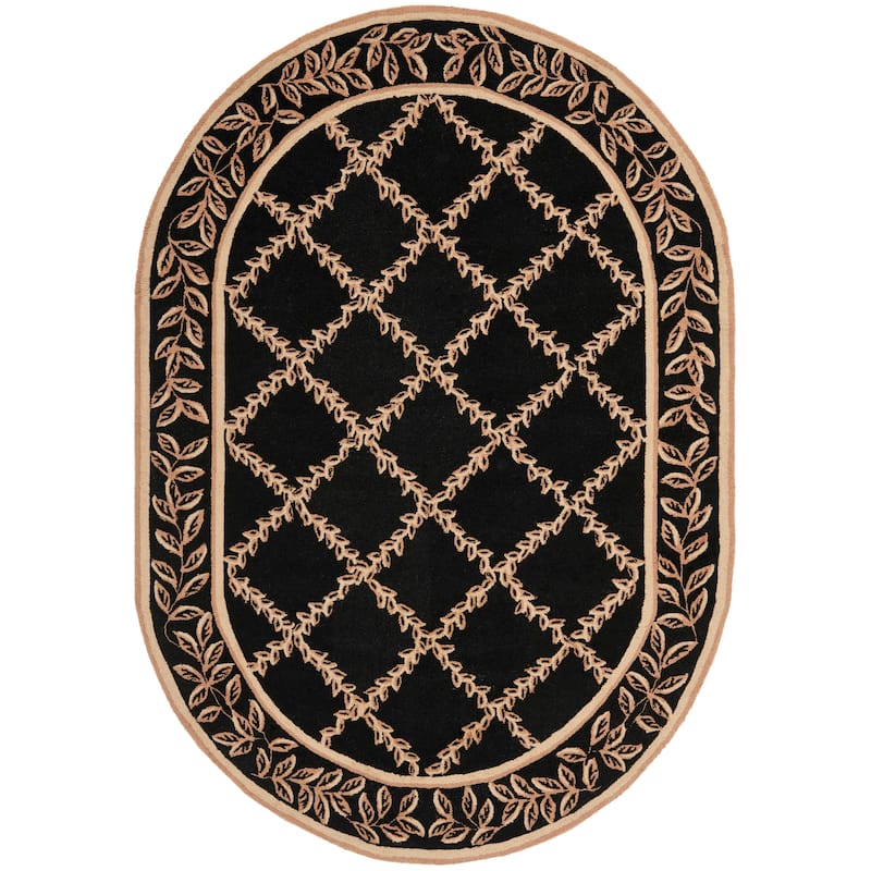 SAFAVIEH Handmade Chelsea Kimber Trellis French Country Wool Rug