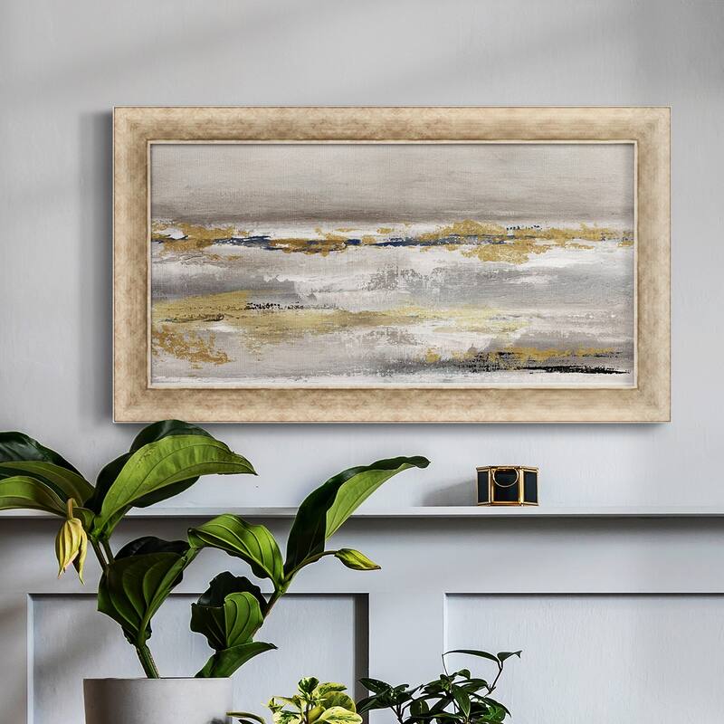 Golden Fog Premium Framed Canvas- Ready to Hang