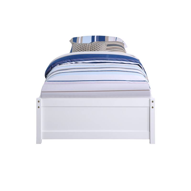 Twin Bed with 2 Drawers Solid Wood