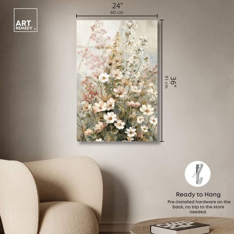 Heirloom Blossoms I Acrylic by Art Remedy, Ready to Hang