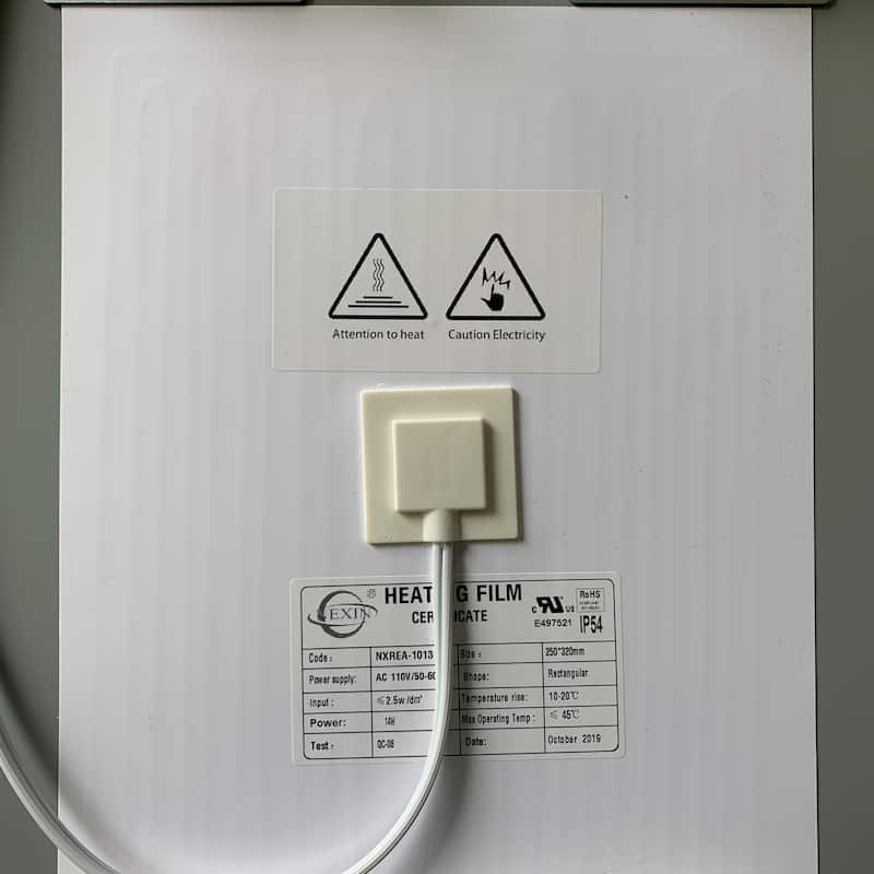 Frameless Wall Mounted LED Bathroom Mirror - Colorless