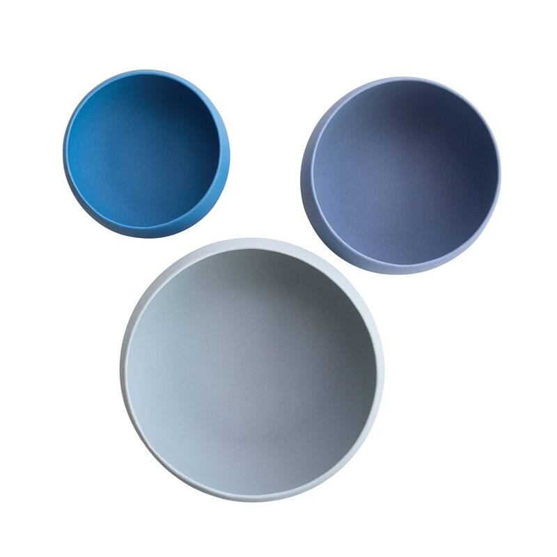 3-Piece Metal Footed Planters