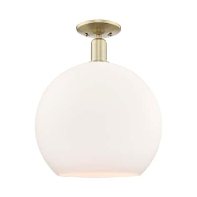 Innovations Lighting 716-1C-19-14 Athens Semi-Flush Athens 14" Wide