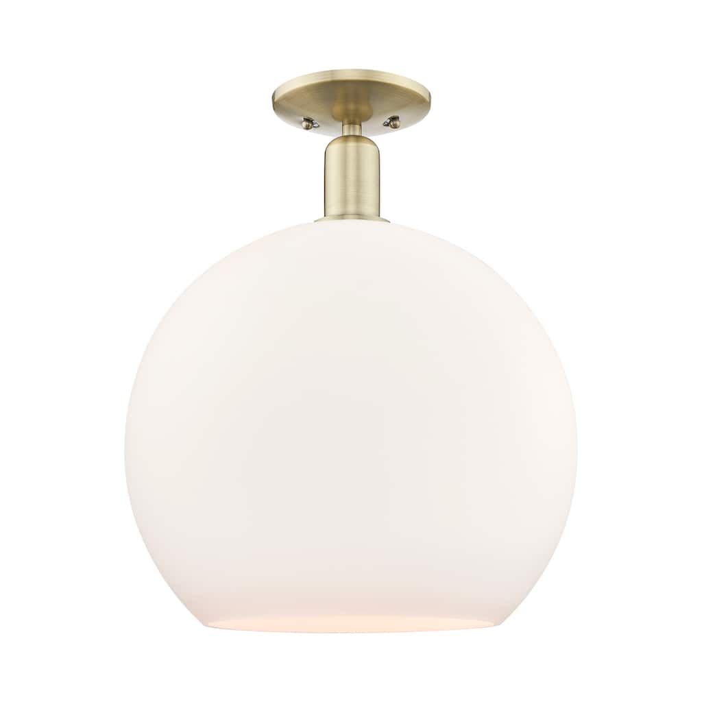 Innovations Lighting 716-1C-19-14 Athens Semi-Flush Athens 14" Wide