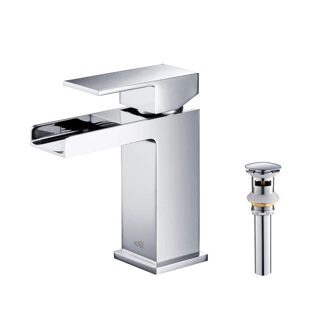 Waterfall Single Handle Bathroom Faucet