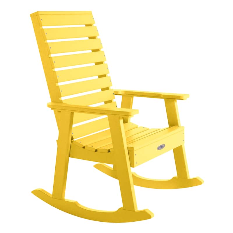 BAHIA VERDE OUTDOORS Riverside Rocking Chair - Sunbeam Yellow