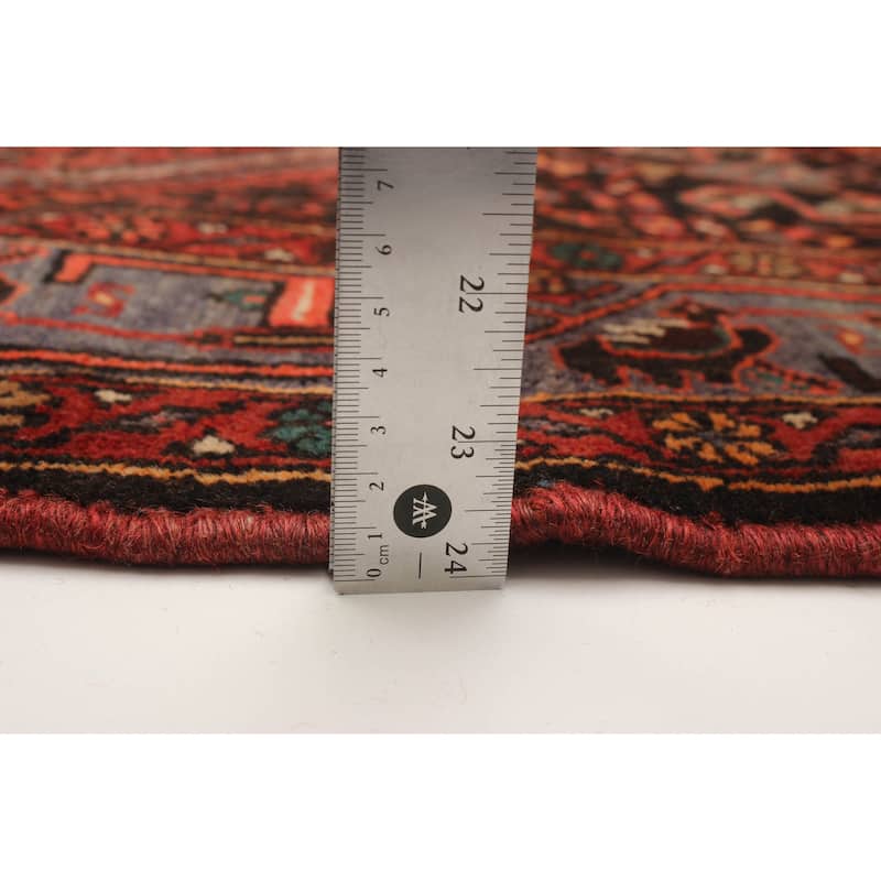 ECARPETGALLERY Hand-knotted Andelz Red Wool Rug - 4'10 x 7'3