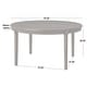 preview thumbnail 7 of 5, Lifestorey Astoria 59" Fluted Dining Table