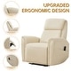 preview thumbnail 10 of 25, Oversized Faux Leather Massage Power Recliner with Two Pockets