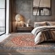 preview thumbnail 45 of 76, Traditional Flat Pile Washable Rug – Pet Friendly, Non-Slip, Ideal for Living Room, Entryway, or Bedroom