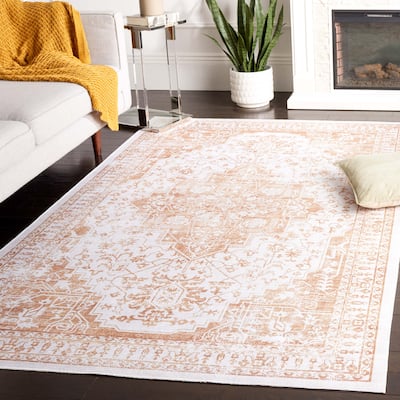 SAFAVIEH Arizona Dariya Machine Washable Slip Resistant Vintage Oriental
