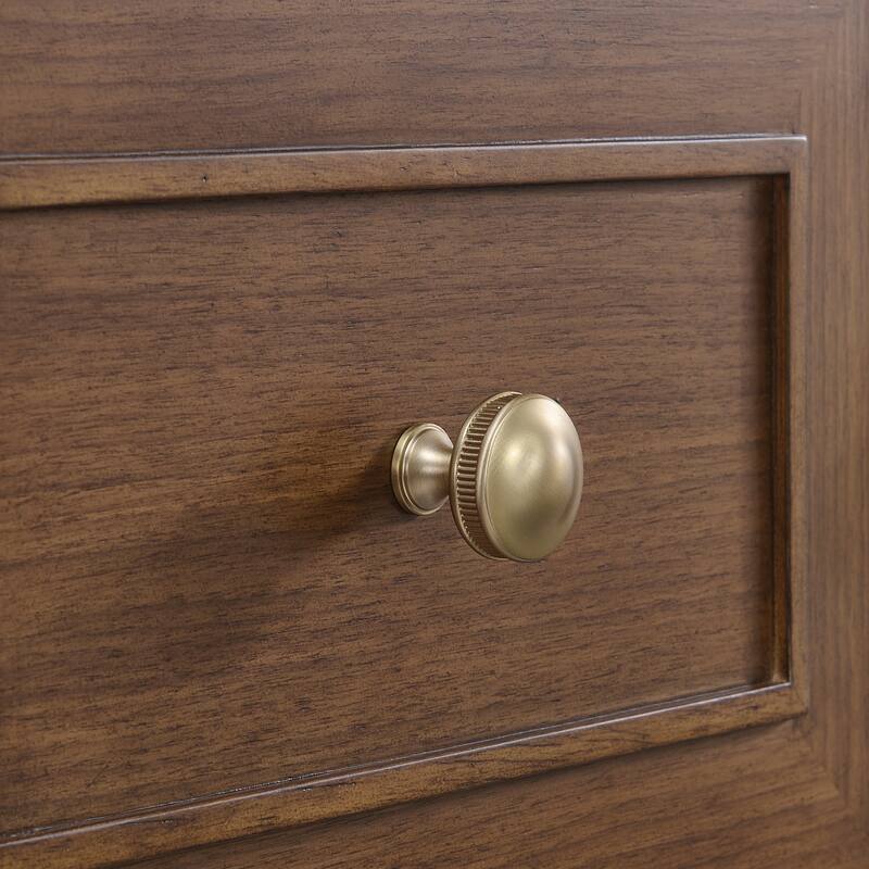 James Martin Vanities Lorelai 72"Double Vanity, Mid-Century Walnut