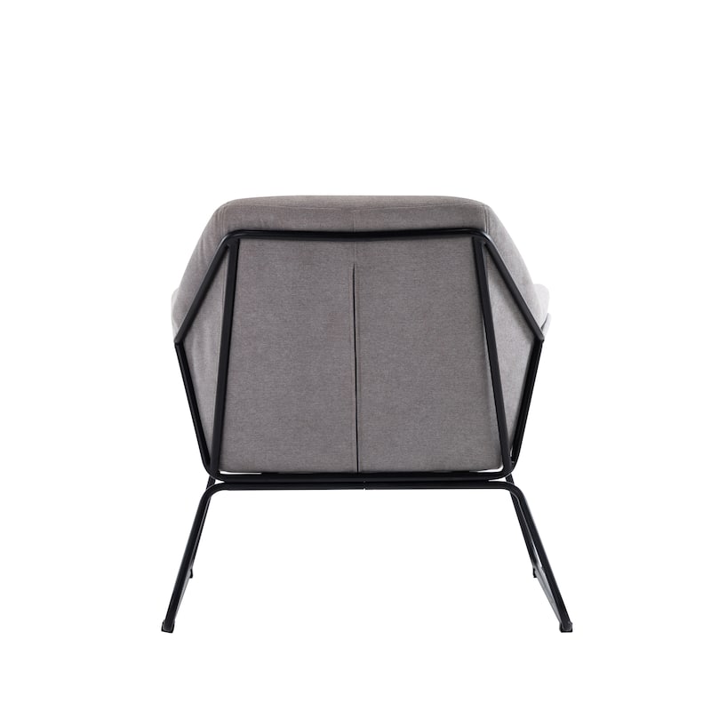 Porthos Home Kylen Accent Chair, Polyester Upholstery, Metal Legs
