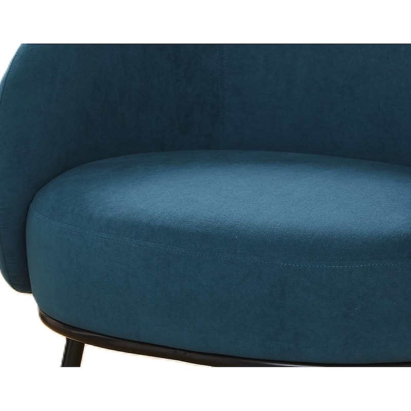 Luxury and Elegance Modern Channel Chair with Velvet Fabric Material Dense Foam and Heavy Webbing