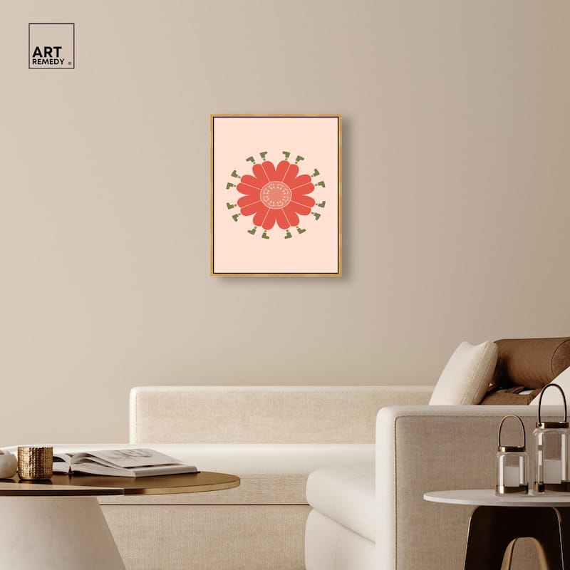 Walk in Floral Canvas by Art Remedy