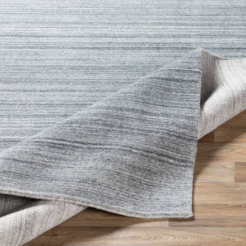 Belmont Handmade Heathered Wool Blend Area Rug