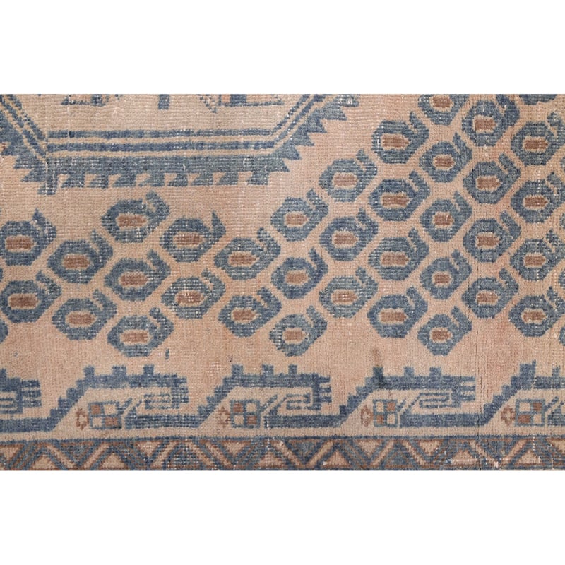 ECARPETGALLERY Hand-knotted Antalya Vintage Beige Wool Rug - 5'2 x 6'7
