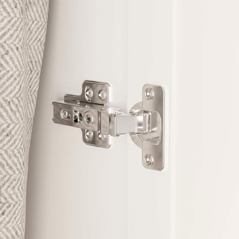 3-Door Wardrobe Armoire with Mirror, 70.9" Tall Freestanding Closet Cabinet Storage Wardrobe for Bedroom