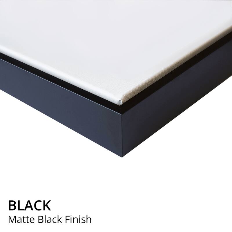 iCanvas "Minimal Waves Crashing On A Black Sand Beach In Iceland During Sunset" by Michael Schauer Framed Canvas Print
