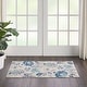 preview thumbnail 19 of 39, Nourison Tranquil French Country Floral Modern Area Rug 2' x 4' - Ivory/Blue - Rectangle