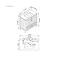 preview thumbnail 15 of 109, OVE Kansas Single Sink Bathroom Vanity, Dove White Engineered Stone Top