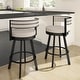preview thumbnail 39 of 102, Amisco Browser Swivel Bar Stool