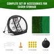 preview thumbnail 5 of 5, Golf Chipping Net for Backyard Driving Training Swing, Gift for Men, Black - 2.8x2.4FT